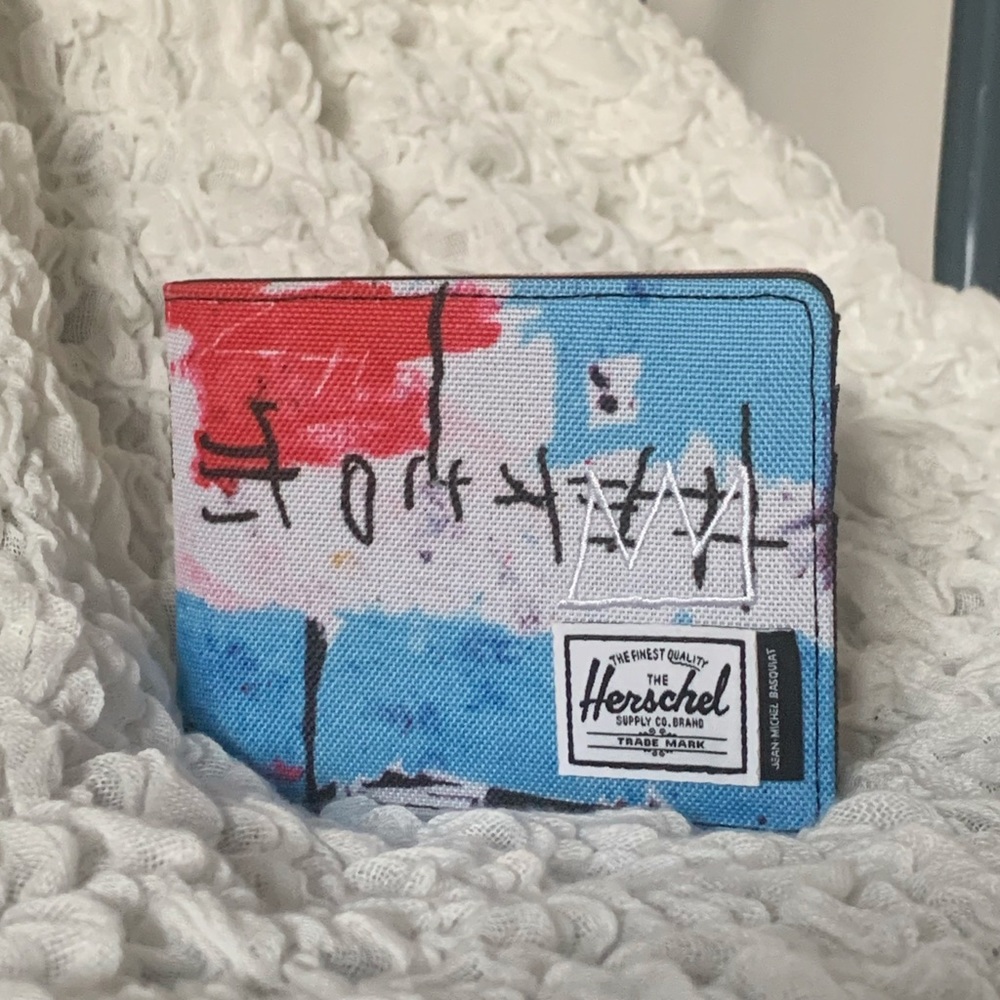 NWOT jean-michel basquiat for herschel wallet